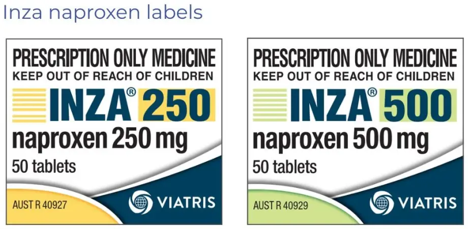 Inza labels have "inza" in big letters, followed by the strength 250 or 500. They will be on bottles.. 