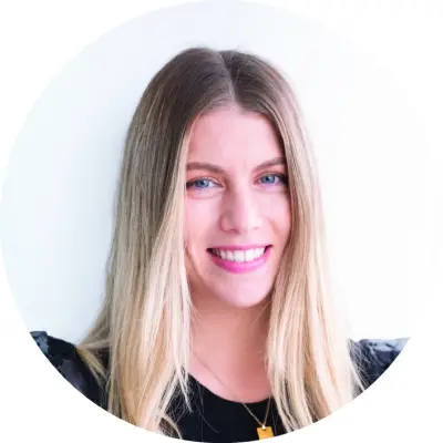Hannah Arnold is a young woman with long blonde hair. She is looking to the right and has a small smile on her face..